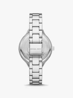 Aspyn Silver-Tone Pavé Watch image number 2