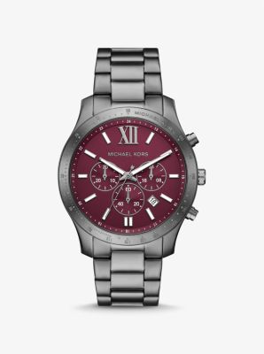 Oversized Berkley Gunmetal-Tone Watch image number 0