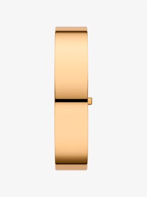 Reloj brazalete Yazmeen en tono dorado image number 2