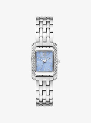 Mini Monroe Pavé Silver-Tone Watch image number 0
