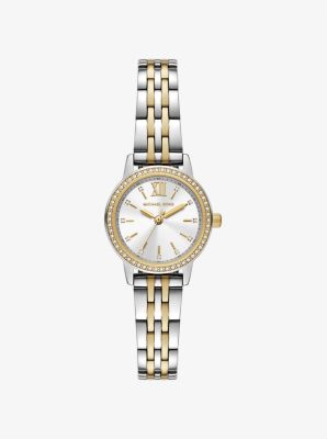 Mini Melissa Pavé Two-Tone Watch image number 0