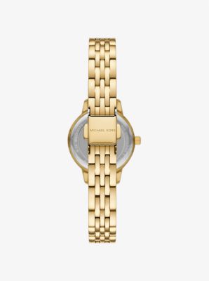 Mini Melissa Pavé Gold-Tone Watch image number 2