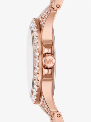 Mini Everest Pavé Rose Gold-Tone Watch