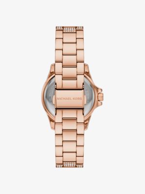 Mini Everest Pavé Rose Gold-Tone Watch