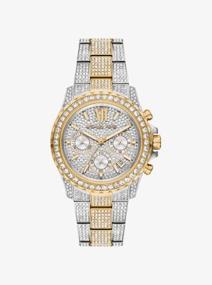 Oversized Everest Pavé Two-Tone Watch