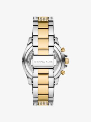 Oversized Everest Pavé Two-Tone Watch