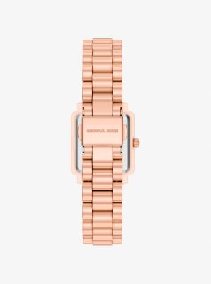 Petite Gwynn Pav&eacute; Rose Gold-Tone Watch