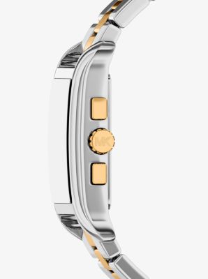 Oversized Monroe Two-Tone Watch in TWO TONE | Michael Kors