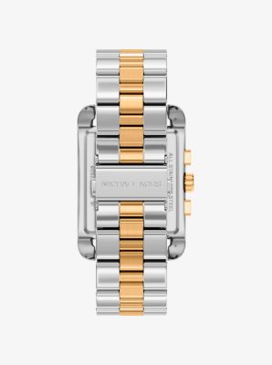 Oversized Monroe Two-Tone Watch in TWO TONE | Michael Kors