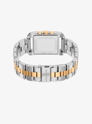 Oversized Monroe Two-Tone Watch in TWO TONE | Michael Kors