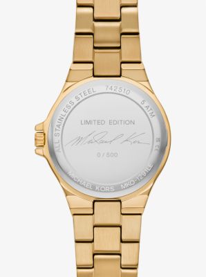 Reloj Lennox mini en tono dorado de edici&oacute;n limitada