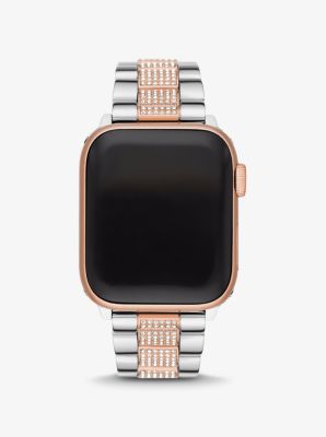 Pavé Two-Tone Strap For Apple Watch® | Michael Kors