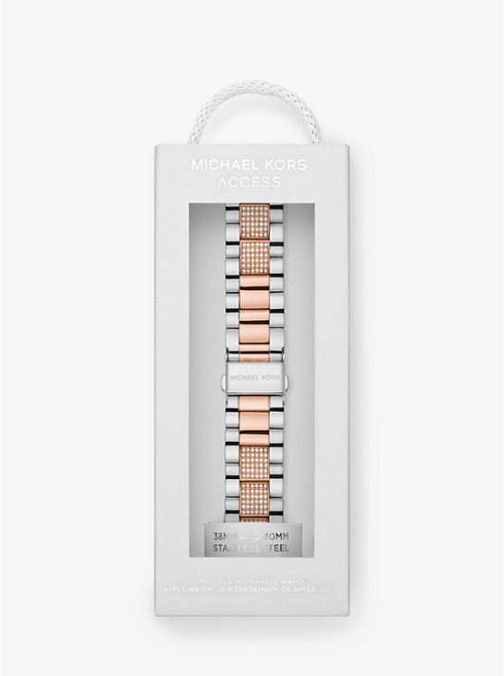 Bracelet à deux tons et à pavé pour Apple Watch® image number 3