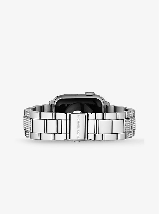 Bracelet argenté à pavé pour Apple Watch® image number 5
