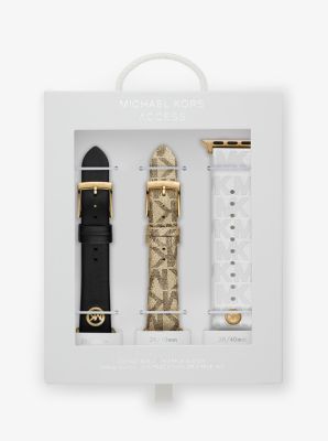 Logo and Rubber Straps For Apple Watch® Gift Set | Michael Kors Canada