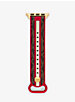 Logo Stripe Strap For Apple Watch® image number 2