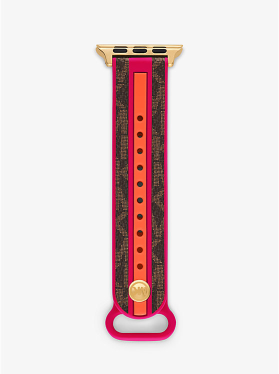 Bracelet à logo et à rayures pour Apple Watch® image number 2