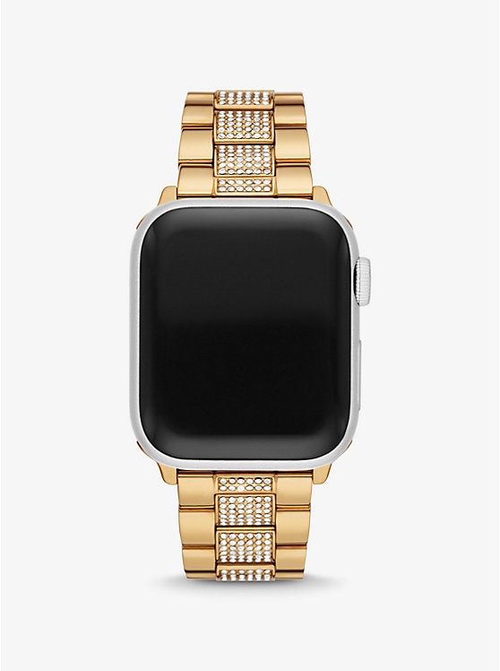 Bracelet doré à pavé pour Apple Watch® image number 0