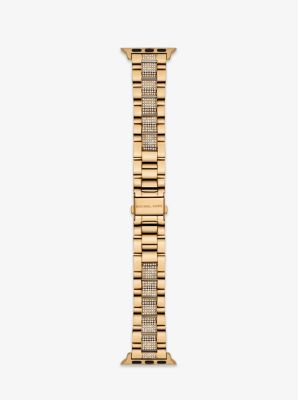 Bracelet doré à pavé pour Apple Watch® image number 1