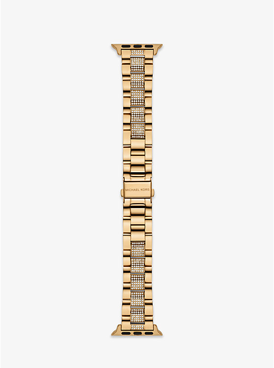 Pavé Gold-Tone Strap For Apple Watch® image number 1