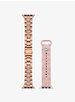 Ensemble-cadeau bracelet de ton or rose à pavé et bracelet à logo pour Apple Watch® image number 0