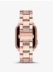 Pavé Rose Gold-Tone and Logo Strap for Apple Watch® Gift Set image number 1