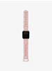 Ensemble-cadeau bracelet de ton or rose à pavé et bracelet à logo pour Apple Watch® image number 2