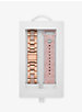 Ensemble-cadeau bracelet de ton or rose à pavé et bracelet à logo pour Apple Watch® image number 3