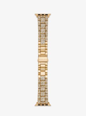 Pavé Gold-Tone Strap For Apple Watch® image number 0