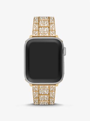 Pavé Gold-Tone Strap For Apple Watch® image number 2