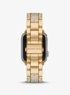 Pavé Gold-Tone Strap For Apple Watch® image number 4