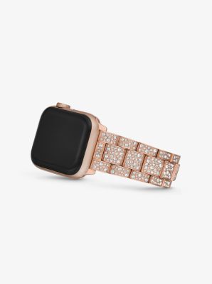 Pavé-Armband für Apple Watch® im Rosé-Goldton image number 4
