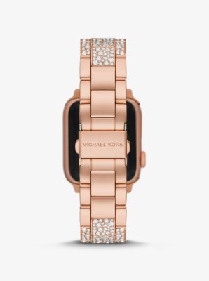 Pavé-Armband für Apple Watch® im Rosé-Goldton image number 5