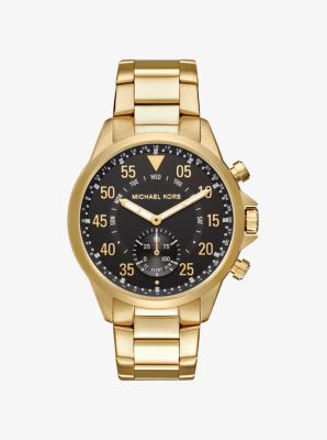 Michael kors gage stainless hot sale steel hybrid smart watch