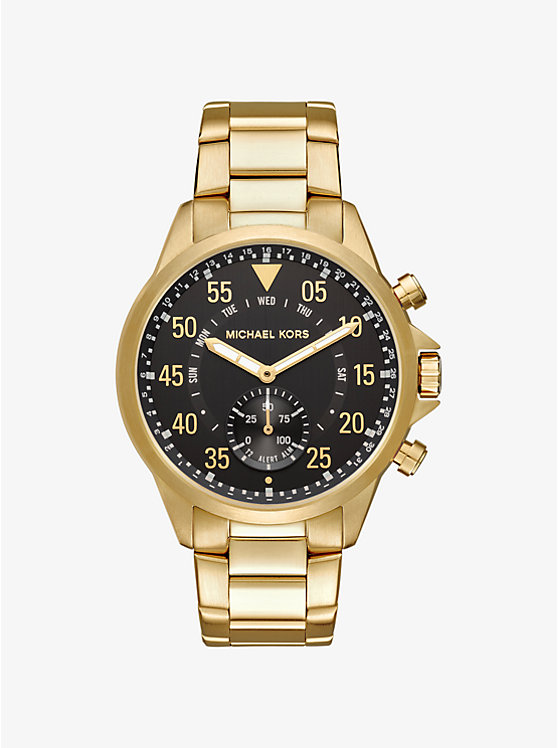 Gage Gold-Tone Hybrid Smartwatch | Michael Kors