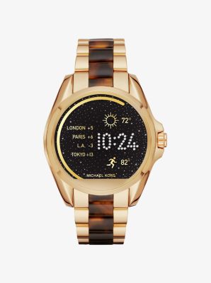 mk smartwatch gold