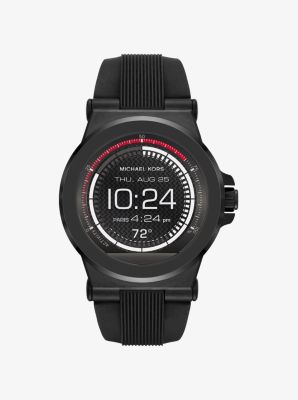 Dylan Silicone Black-Tone Smartwatch | Michael Kors