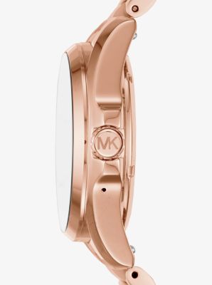 Gen 4 Bradshaw Rose Gold Tone and Acetate Smartwatch Michael Kors