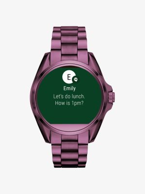 Mk smartwatch clearance purple