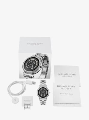 Gen 3 Sofie Pav Silver Tone Smartwatch Michael Kors Canada