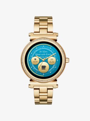 Gen 3 Sofie Pav Gold Tone Smartwatch Michael Kors