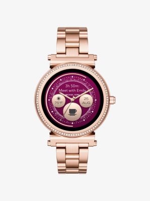 Michael kors access sofie gen 3 rose gold tone on sale smartwatch