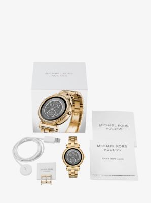 Michael kors women's smartwatch sofie sales mkt5023