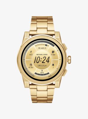 Grayson Gold Tone Smartwatch Michael Kors Canada