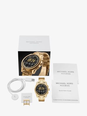 Grayson Gold-Tone Smartwatch | Michael Kors