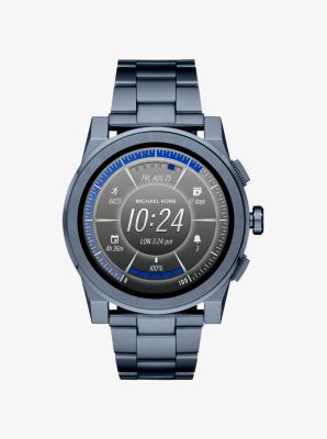 Grayson Navy Tone Smartwatch Michael Kors