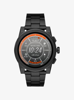 Grayson Black Tone Smartwatch Michael Kors