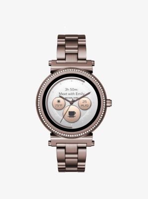 Smartwatch michael discount kors sofie características