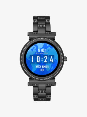 Stop Sofie Black-Tone Smartwatch | Michael Kors