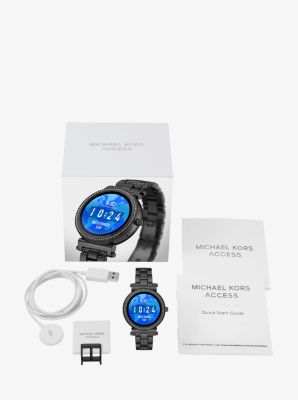 Michael kors watch hot sale hunger stop black